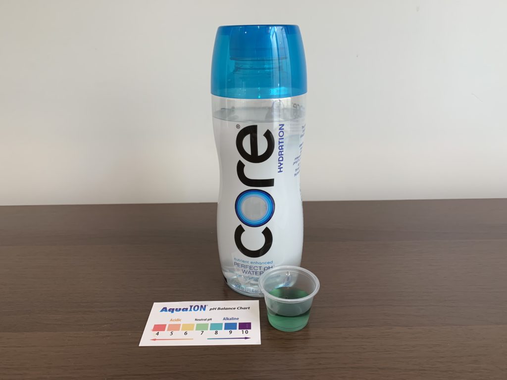 Core Water Test Results