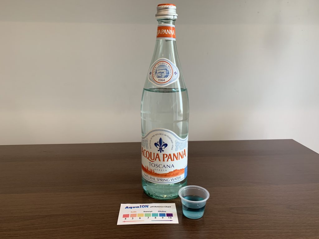 Acqua Panna Bottled Water Test Results