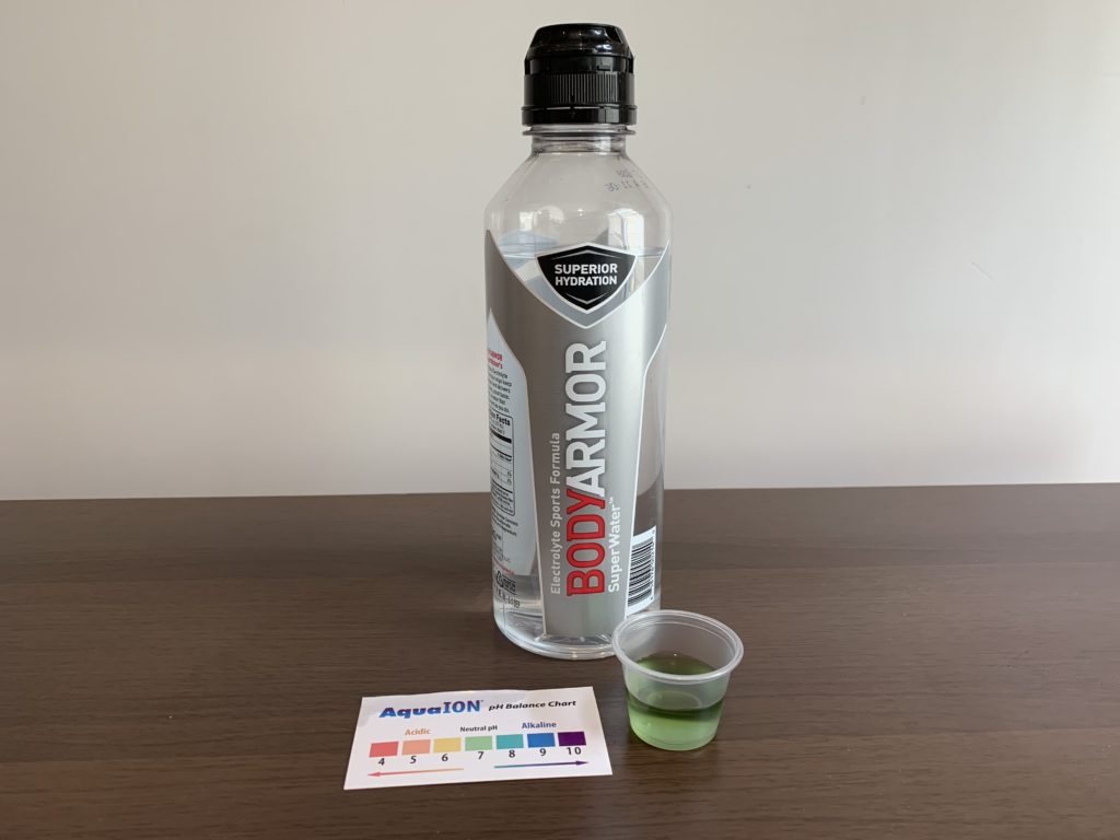 BodyArmor Bottled Water Test Results
