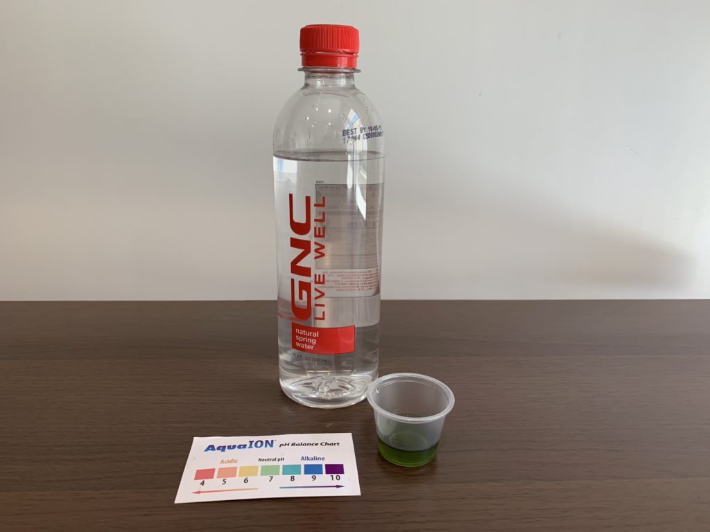 GNC Water Test Results