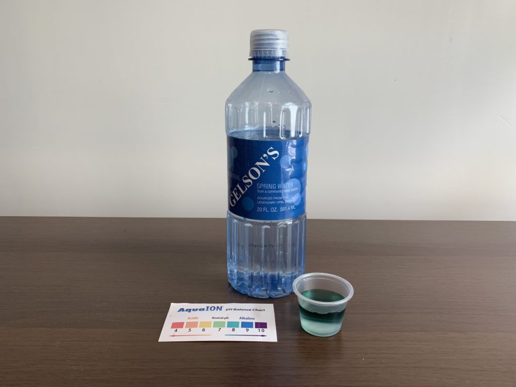 Gelson’s Water Test Results
