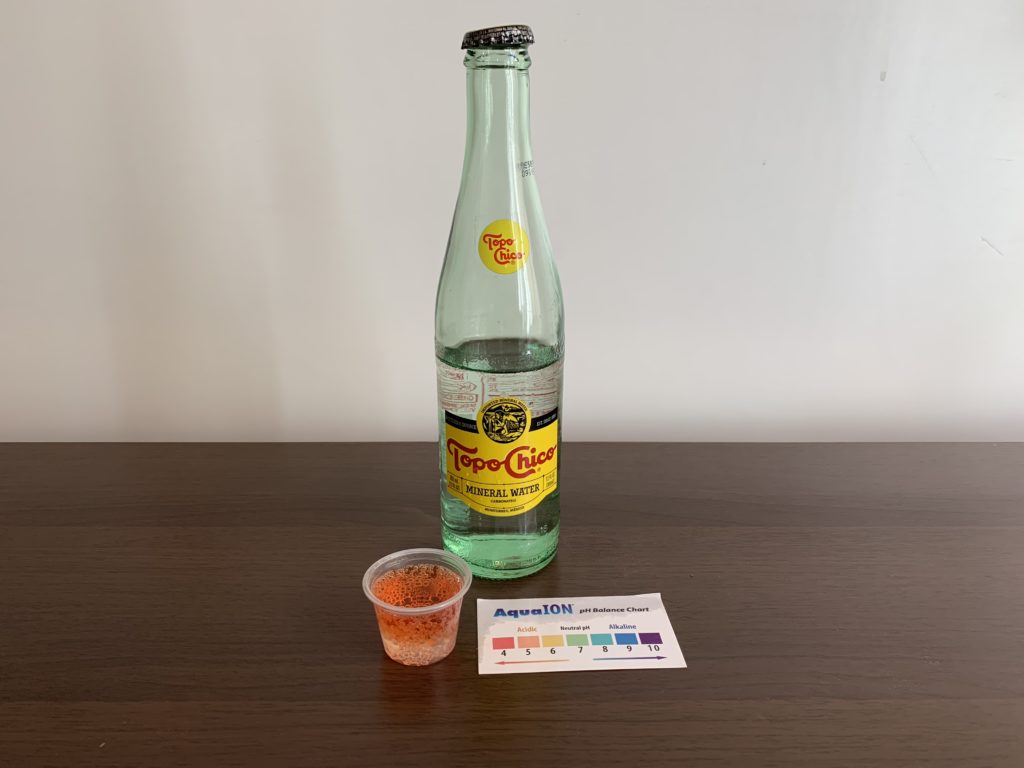 Topo Chico Water Test Results