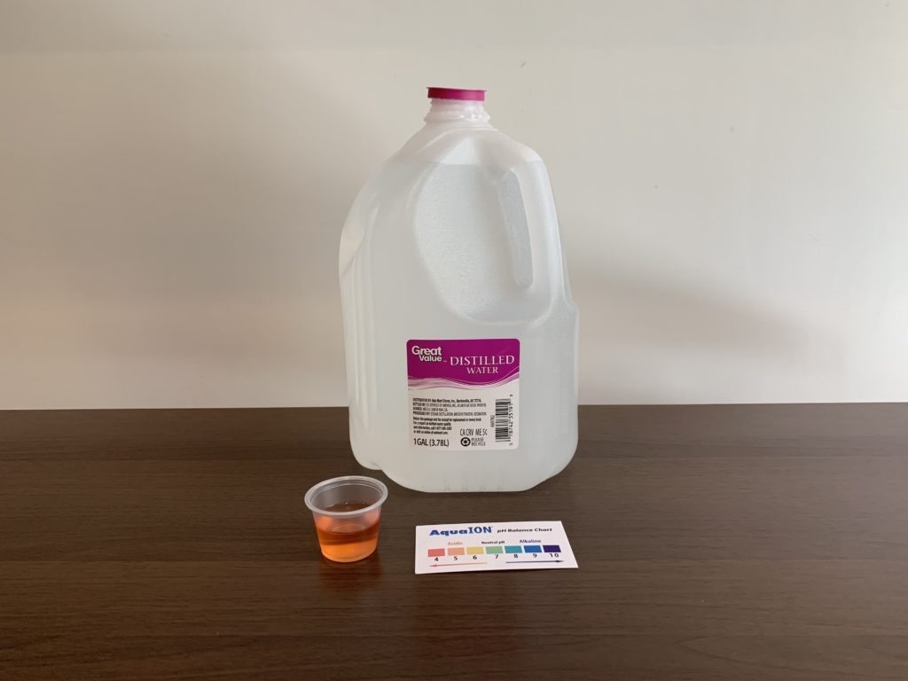 Great Value Distilled Water Test Results