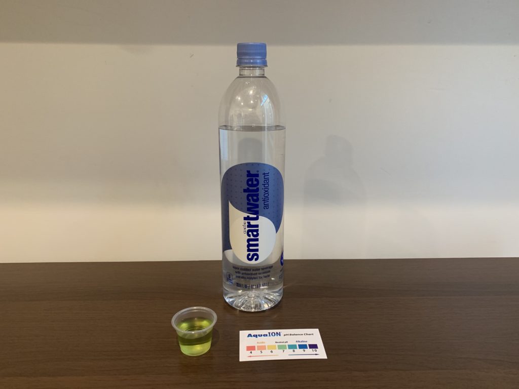 SmartWater Antioxidant Water Test Results