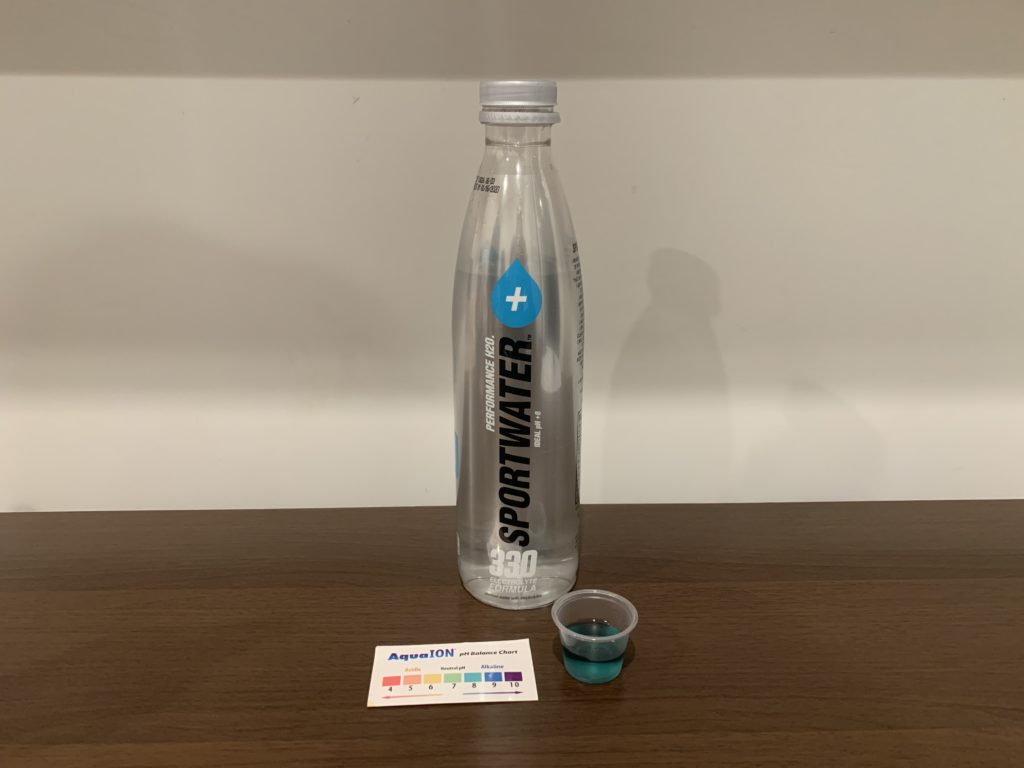 SportWater 330 Water Test Results
