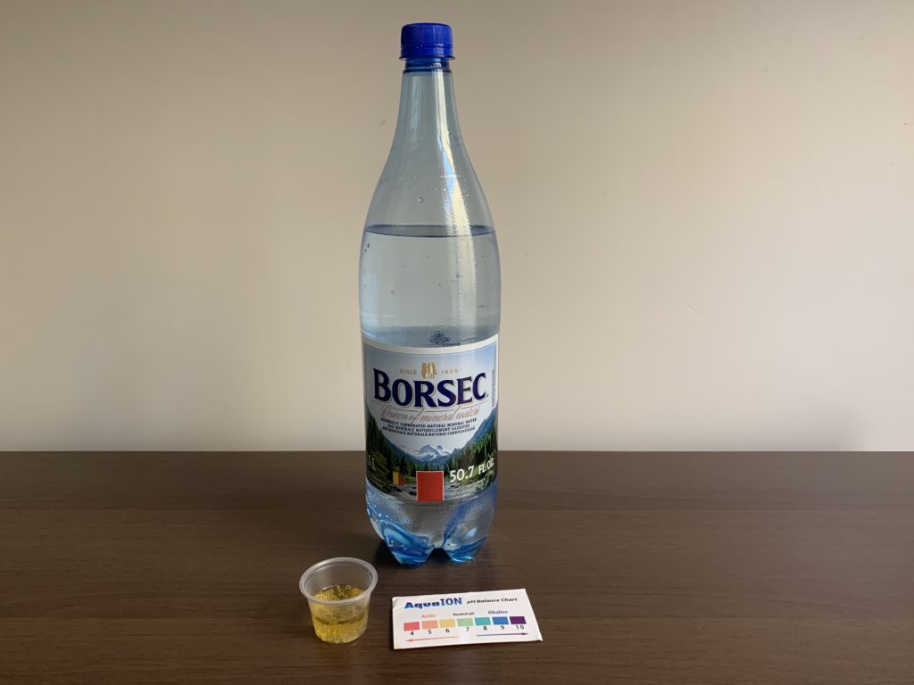 Borsec Water Test Results