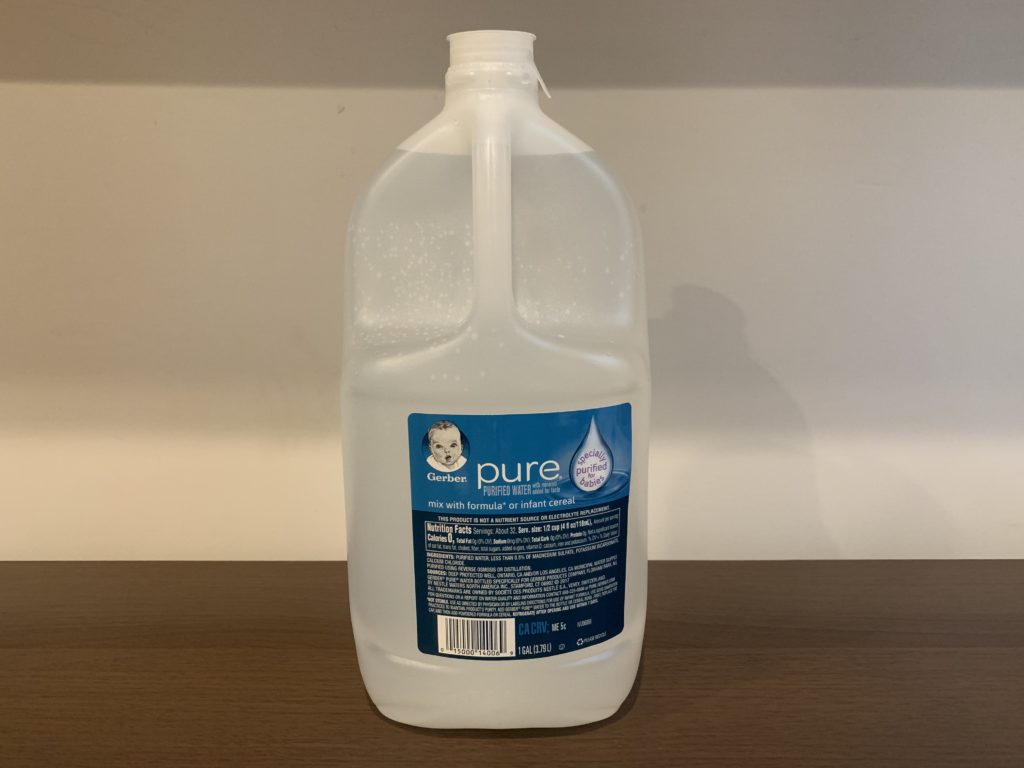 Gerber Pure Water Test