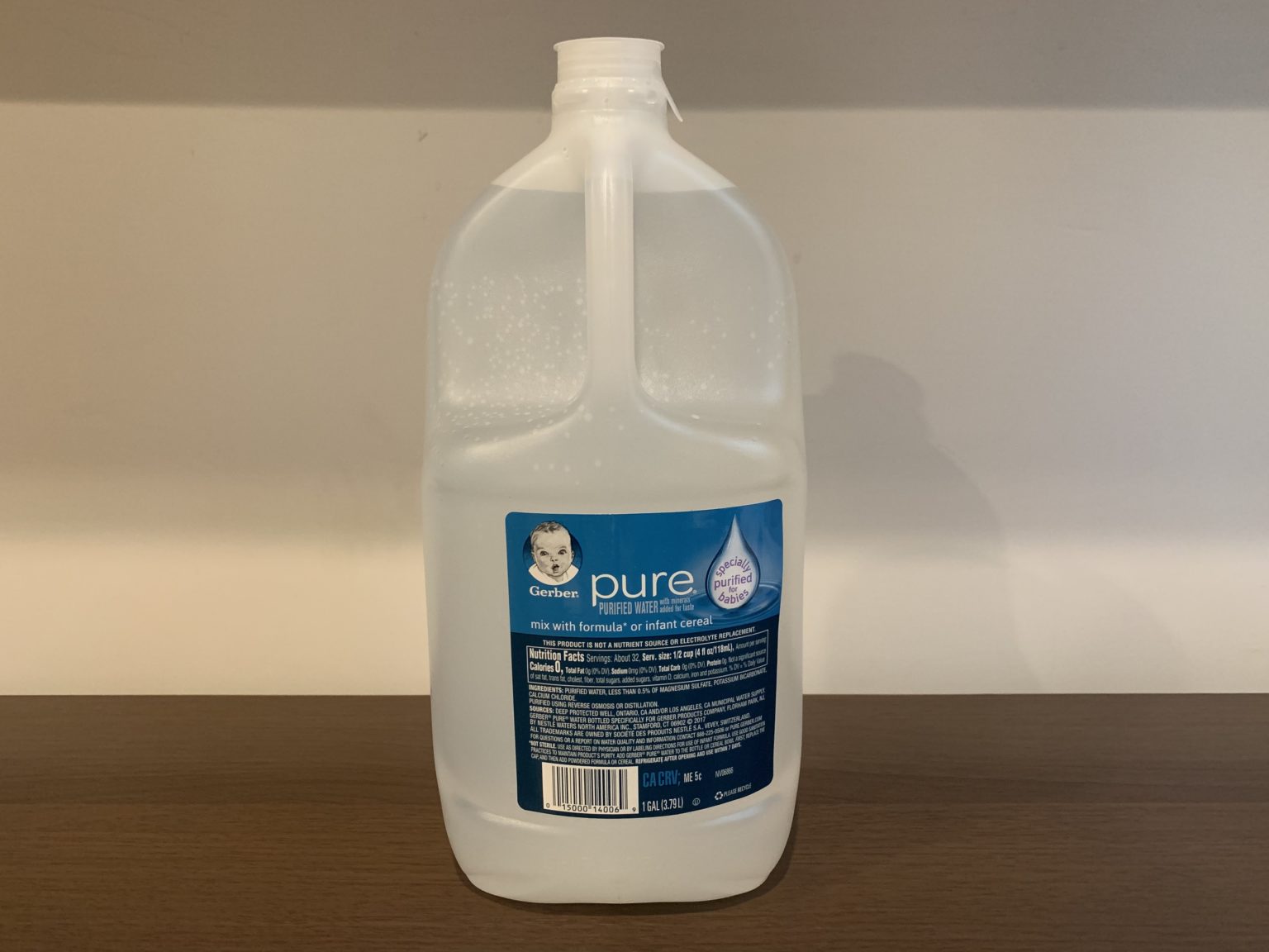 Gerber Pure Water Test | Bottled Water Tests - TestAqua.com