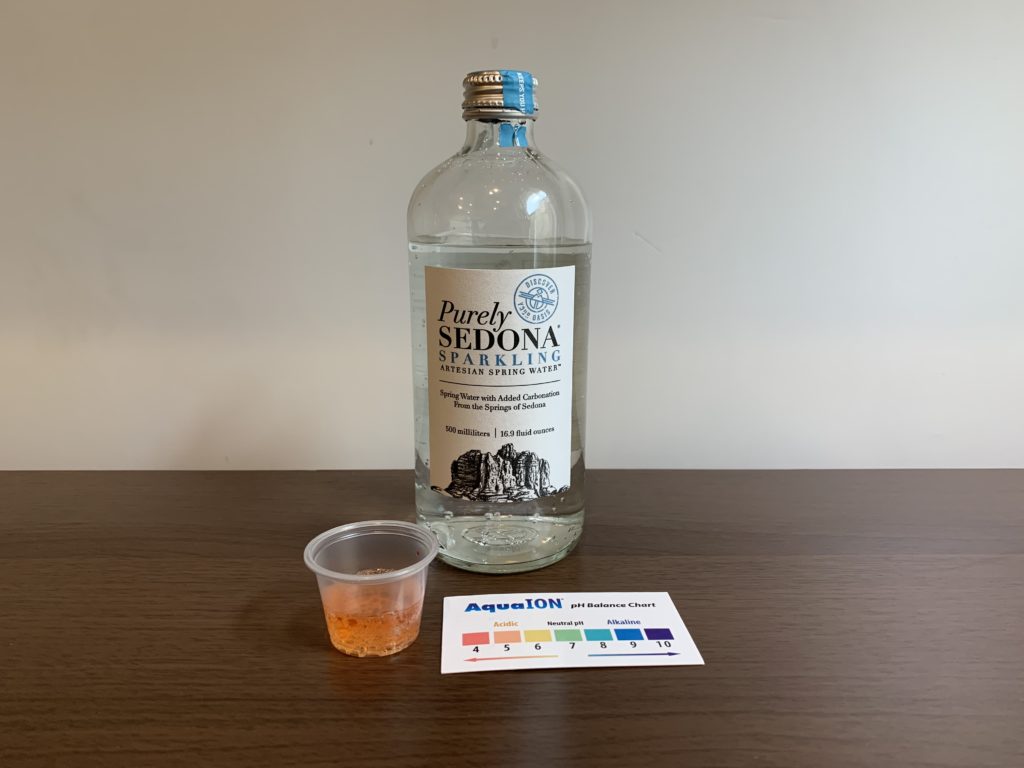 Purely Sedona Sparkling Water Test Results