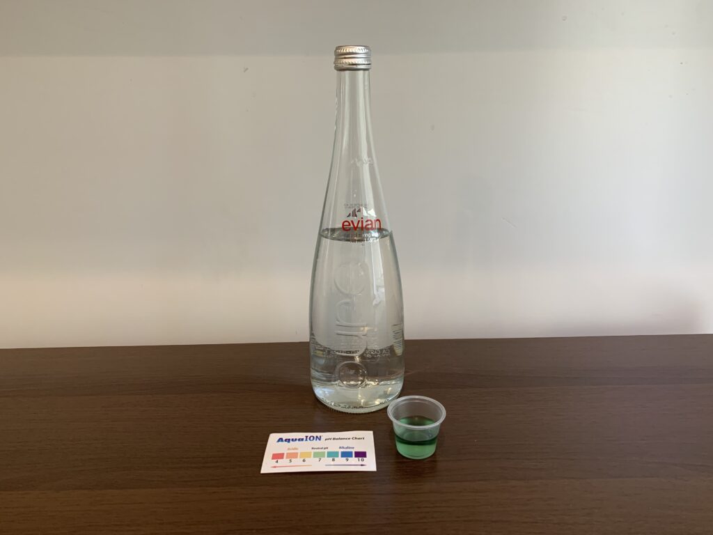 Evian Pure Water Test Results