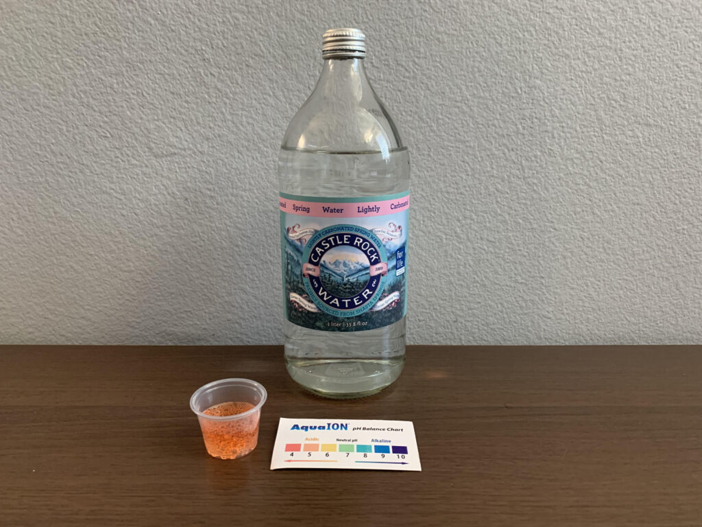 Castle Rock Water Test Results